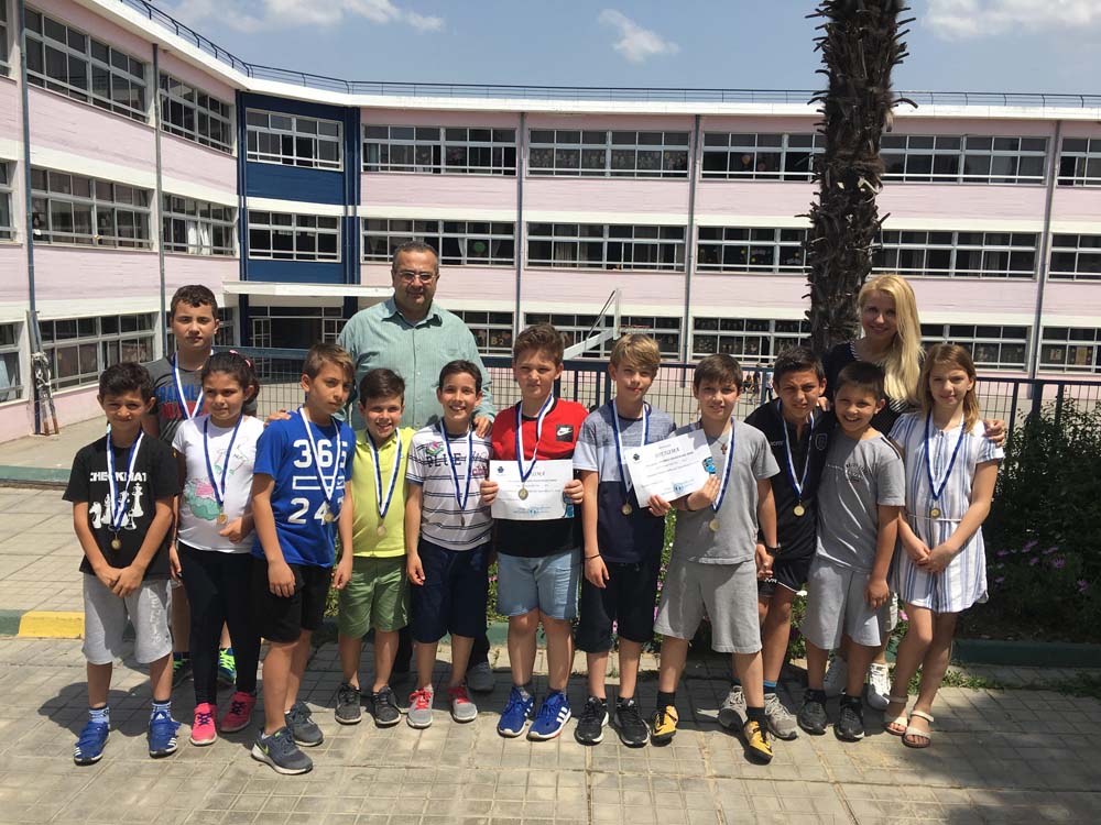 Μεγάλη  διάκριση  της  ομάδας  Σκάκι  του  Δημοτικού  στα  Πανελλήνια  Ομαδικά  Μαθητικά  Πρωταθλήματα  Σκάκι  2018
